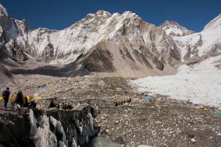 On The way to Everest Base Camp