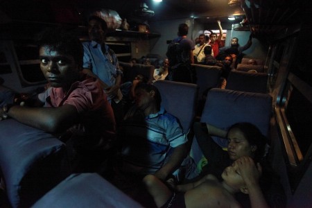 passenger of local train