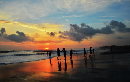 sunset dan bayangan