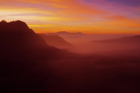 Sunrise in Mount Bromo