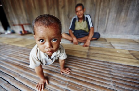 Children of Flores Playing