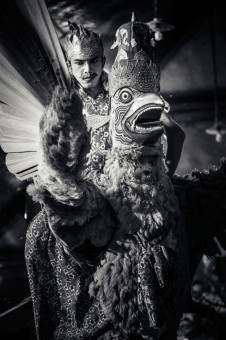 Gathotkaca Riding His Garuda
