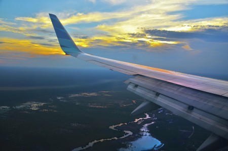 9 menit jelang landing