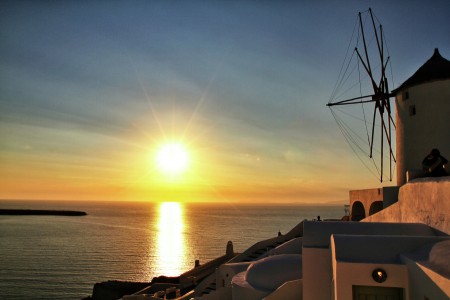 Life is good, but life is better in Santorini.