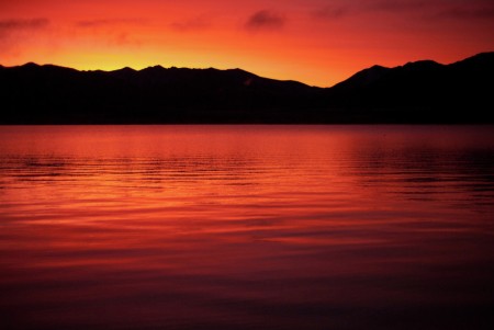 Sunrise at Lake Tekapo