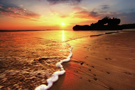 SUNSET OVER YEH GANGGA