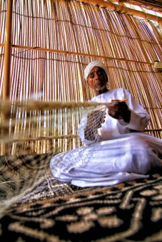 Man and his net