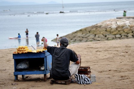 Penjual Jagung Bakar