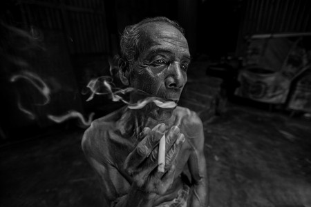 Contemplating in the mist