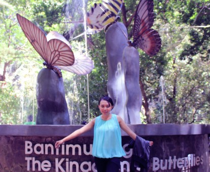 WOMENT ON THE BUTERFLY