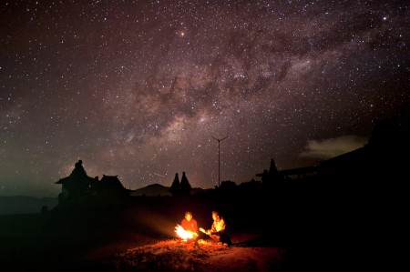 Night at Mount Bromo