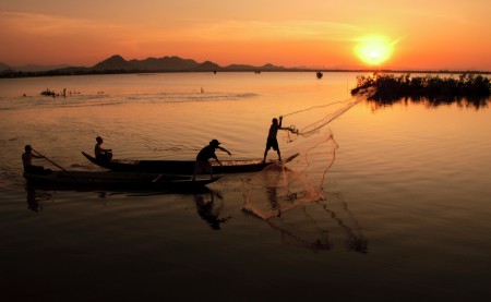 Catching fish