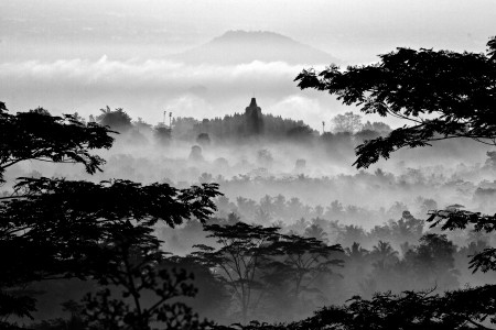 Misty Borobudur