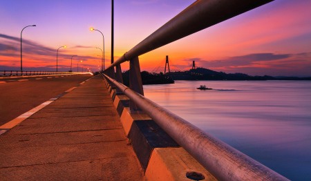 Sunset On The Barelang Bridge