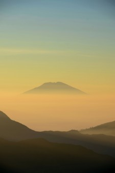 Mount Merbabu, view from Sikunir