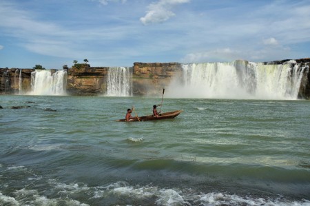 Fishermen at Indian Niagra-Chitrakoot - 02