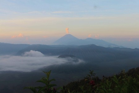 Bromo and small eruptions