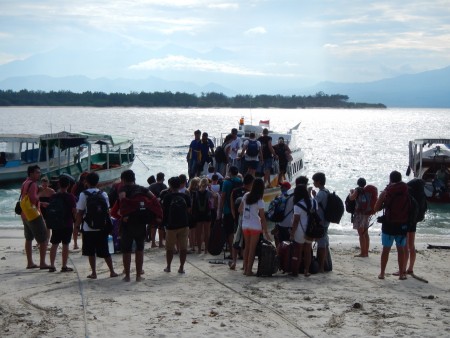 Waiting for the boat