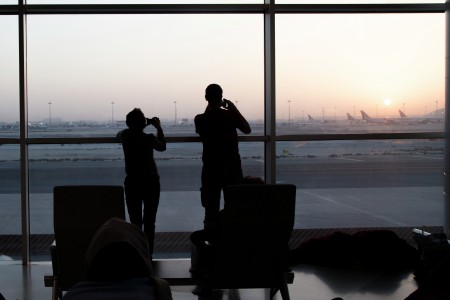 Capturing the sunrise