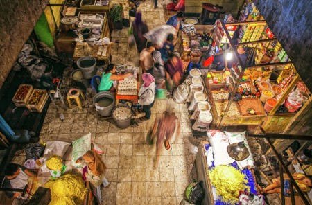 Kesibukan Pasar Pagi