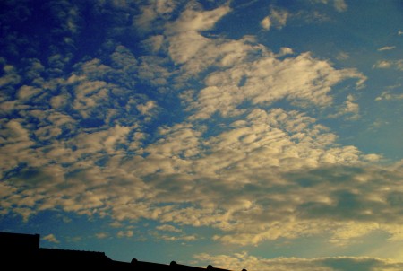 Awan di pagi hari