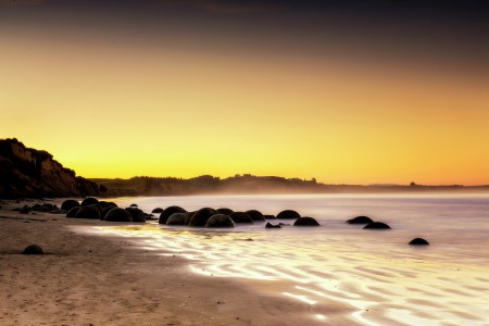 Boulders sunset