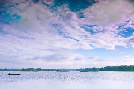 Pagi itu di Waduk Cengklik,Boyolali