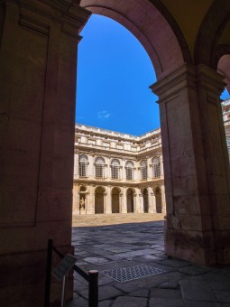 A corener of the palace, framed