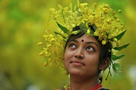 Flower and Girl