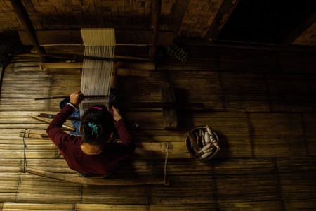 Women weaving
