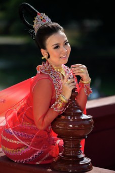 Myanmar lady