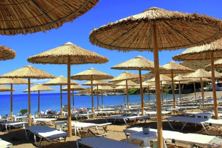Greece On Blue