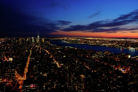 Sun Set New York