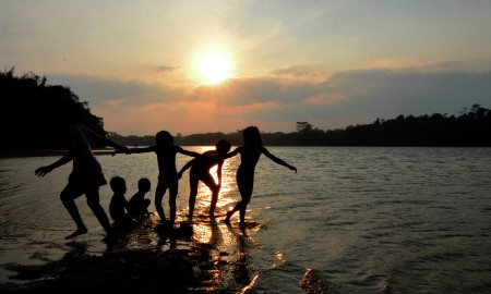 Senja Di sungai Pahang
