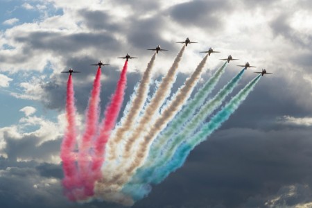 Red Arrows, Duxford, Air Show