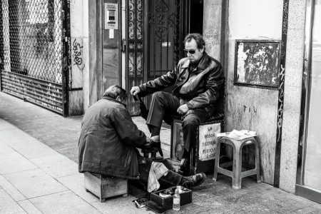 The Boss's Shoeshine