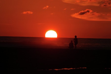 When the sun kissed the sea