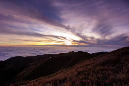 Sunrise Above the Clouds