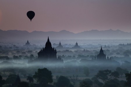 Balloon and the Pagoda