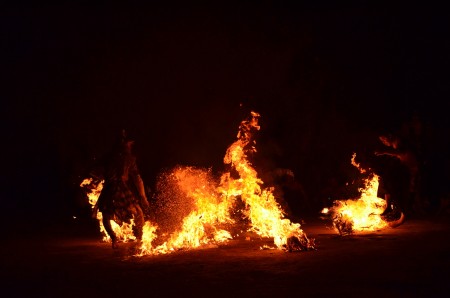 Hanuman on Fire