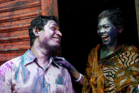 Holi festival in dhaka