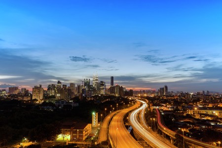 The Dusk at Kuala Lumpur City