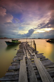 Dusk In Seberang Takir