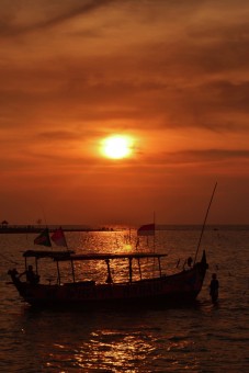 Bandengan Beach Sunset
