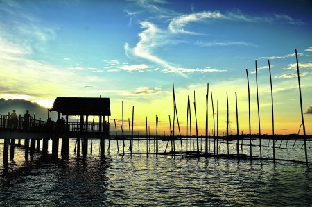 Golden Sunset at Changi.