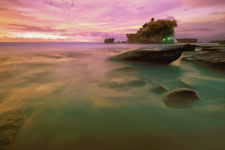 Sunset at Tanah Lot