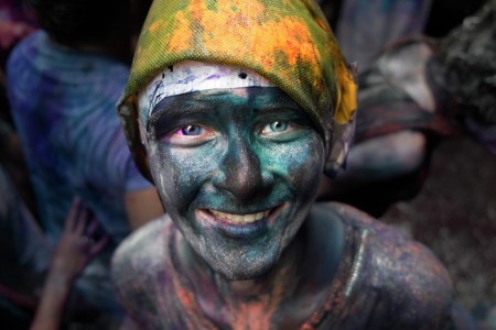 Face of colors