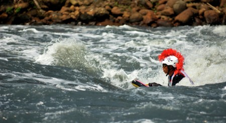 Riverboarding