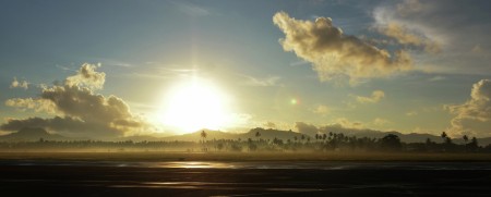 in the morning