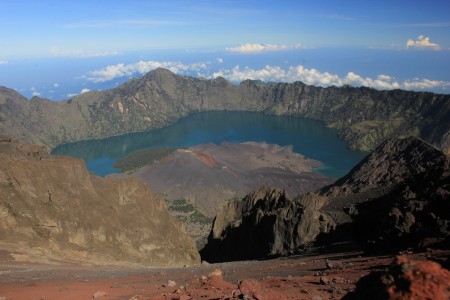 From the Top of Mount Rinjani